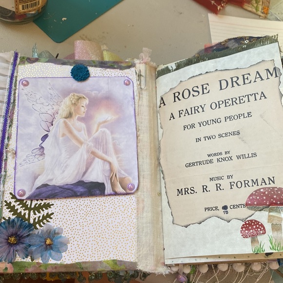 Fairy Hard Cover Junk Journal - Picture 6 of 10